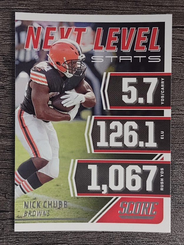 2021 Score Next Level Stats #19 Nick Chubb