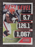 2021 Score Next Level Stats #19 Nick Chubb