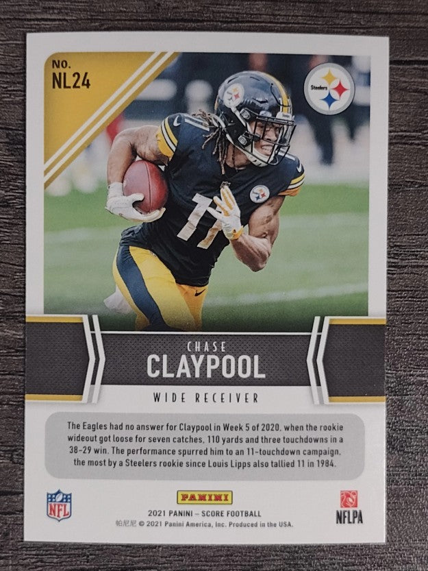 2021 Score Next Level Stats #24 Chase Claypool