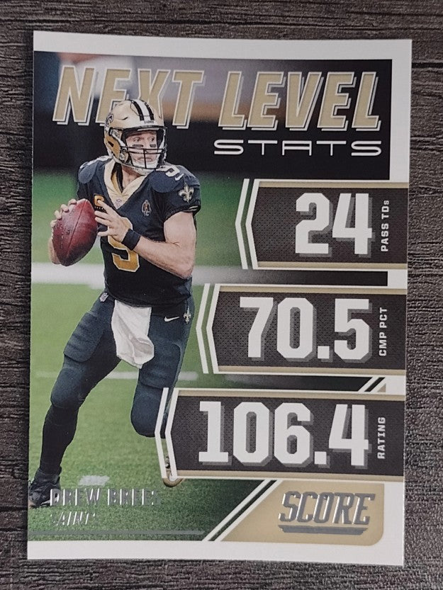 2021 Score Next Level Stats #7 Drew Brees