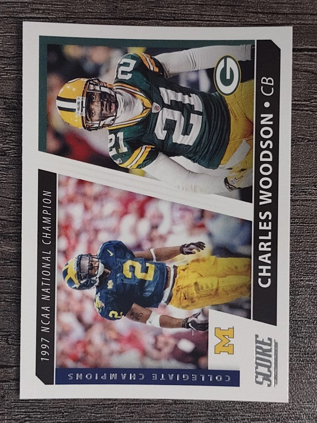 2021 Score Collegiate Champions #7 Charles Woodson