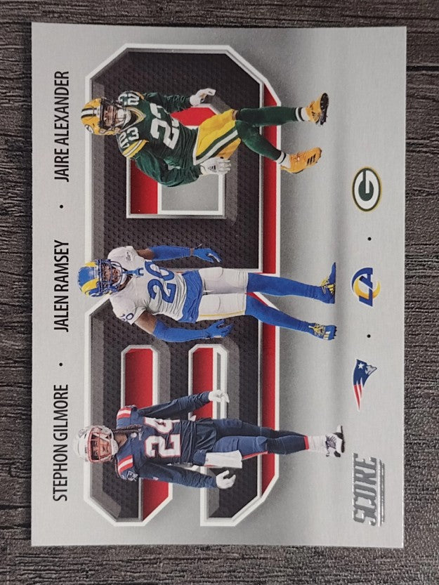 2021 Score 3D #6 Jaire Alexander/Jalen Ramsey/Stephon Gilmore