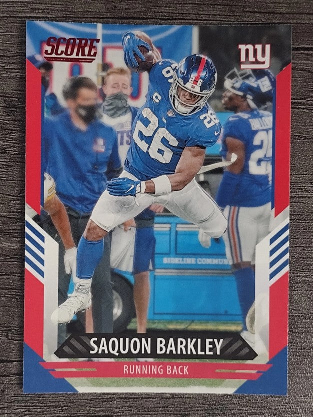 2021 Score Red #62 Saquon Barkley