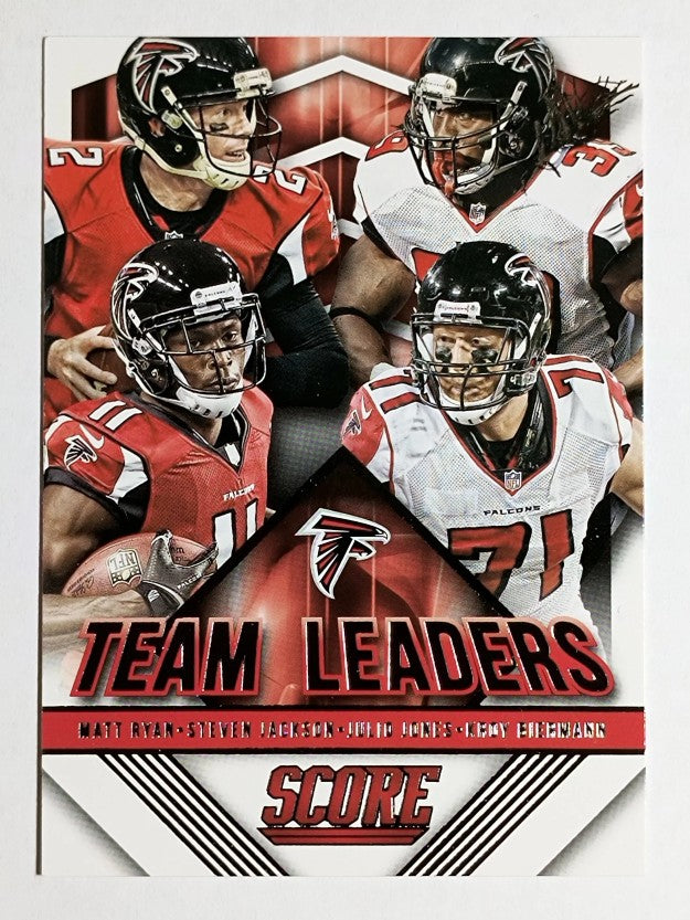 2015 Score Team Leaders #23 Julio Jones/Kroy Biermann/Matt Ryan/Steven Jackson