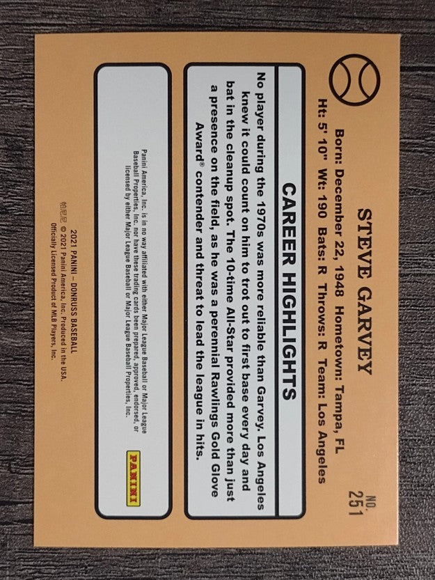 2021 Donruss #251 Steve Garvey RETRO