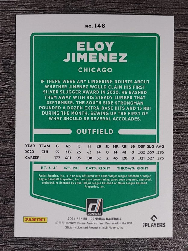 2021 Donruss #148 Eloy Jimenez