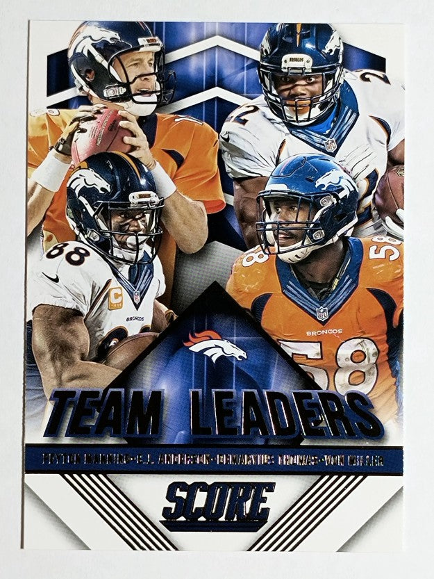 2015 Score Team Leaders C.J. Anderson/Demaryius Thomas/Peyton Manning/Von Miller