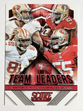 2015 Score Team Leaders Ahmad Brooks/Anquan Boldin/Colin Kaepernick/Frank Gore