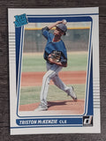 2021 Donruss #50 Triston McKenzie RR RC