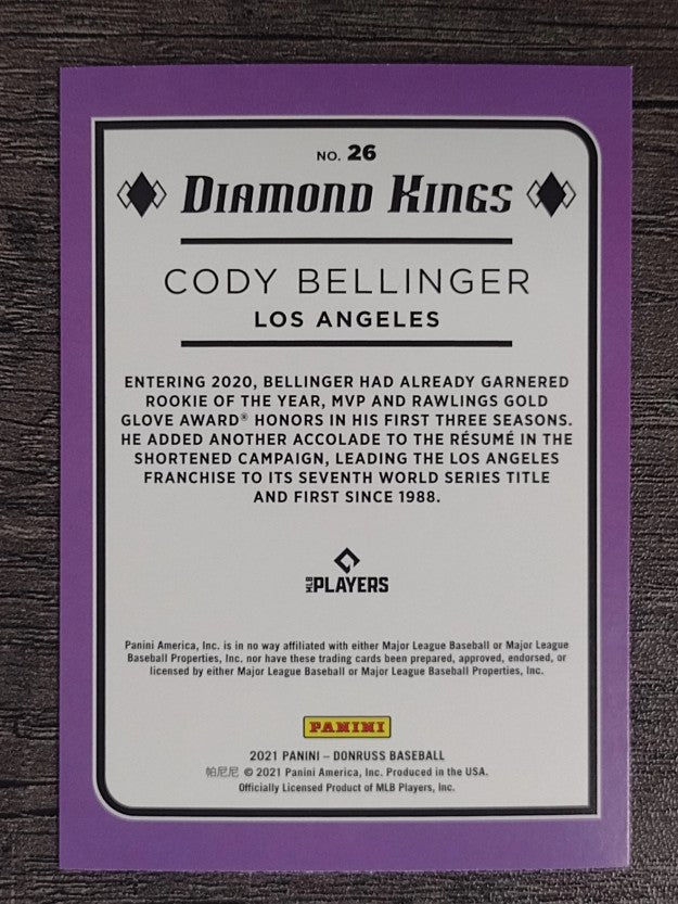 2021 Donruss #26 Cody Bellinger DK