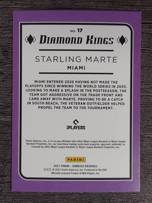 2021 Donruss #17 Starling Marte DK