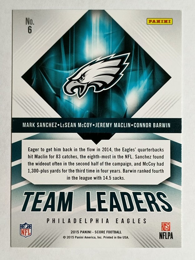 2015 Score Team Leaders #6 Connor Barwin/Jeremy Maclin/LeSean McCoy/Mark Sanchez