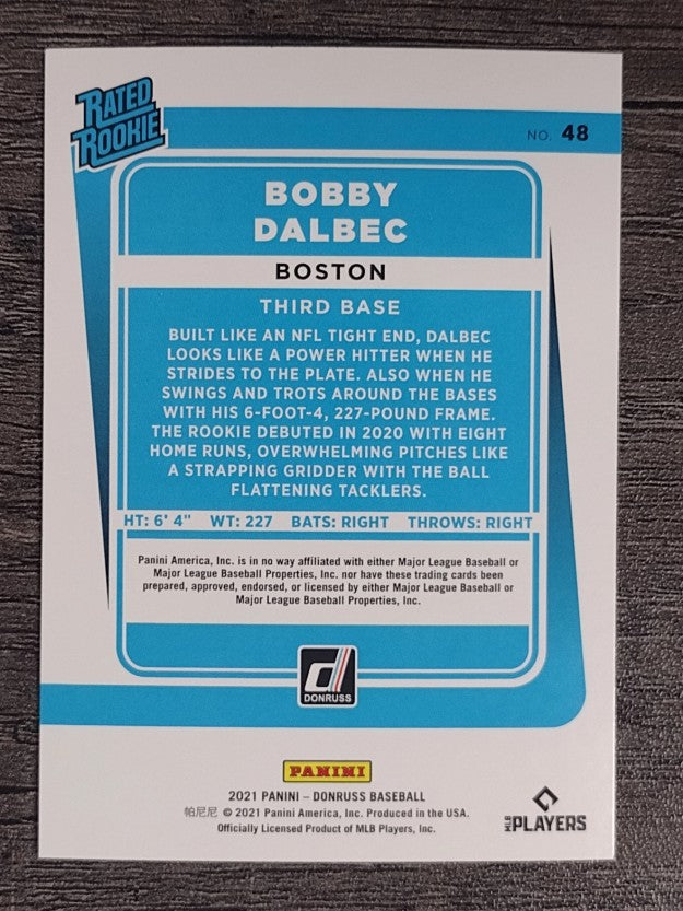 2021 Donruss #48 Bobby Dalbec RR RC