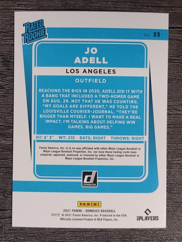 2021 Donruss #33 Jo Adell RR RC