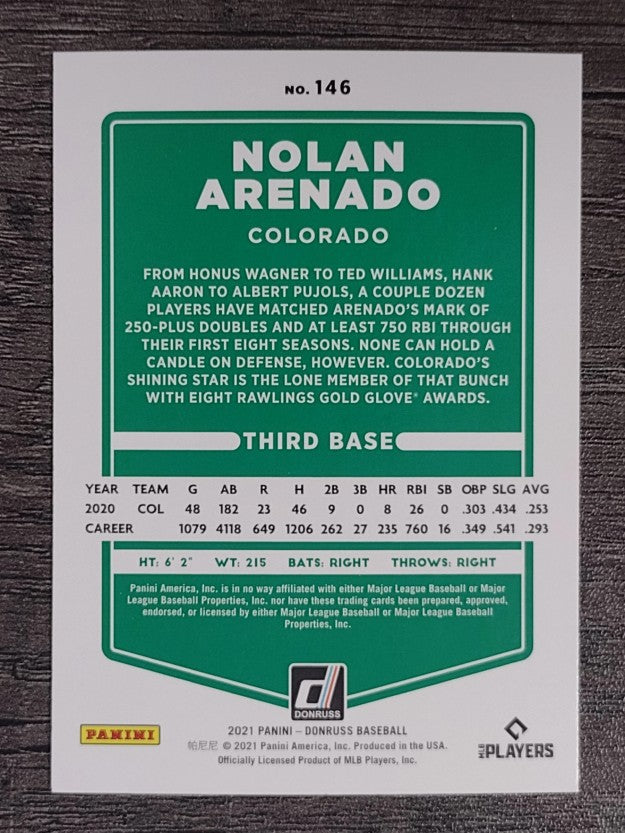 2021 Donruss #146 Nolan Arenado