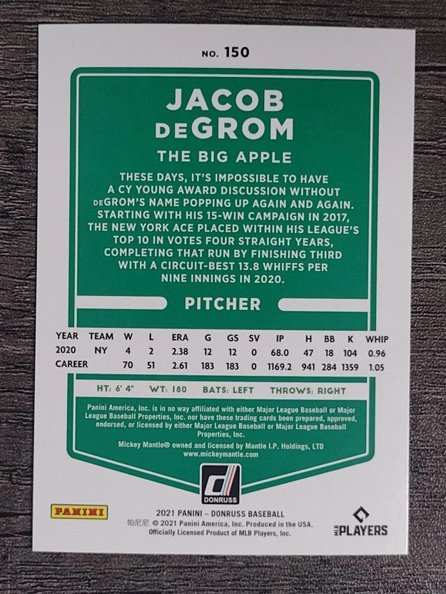 2021 Donruss Variations #150 Jacob deGrom