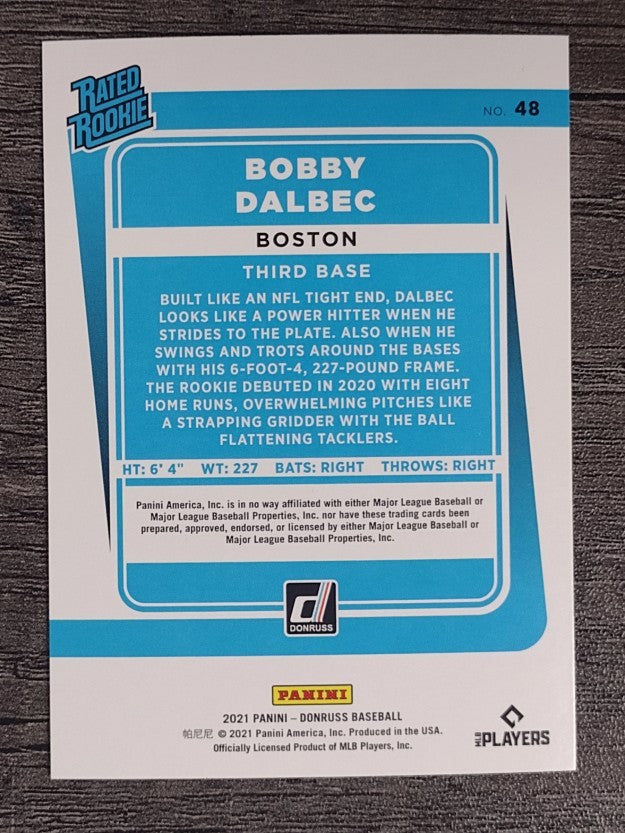 2021 Donruss #48 Bobby Dalbec RR RC