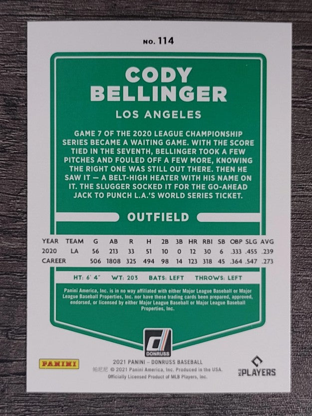 2021 Donruss #114 Cody Bellinger