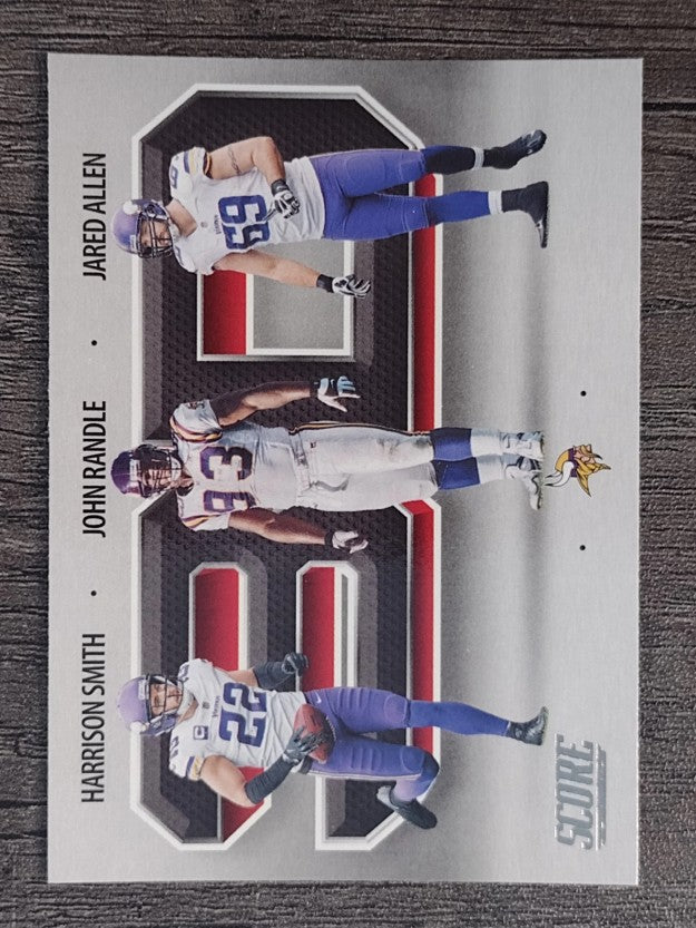 2021 Score 3D #13 Harrison Smith/Jared Allen/John Randle
