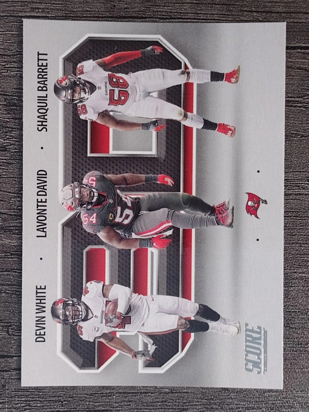 2021 Score 3D #10 Devin White/Lavonte David/Shaquil Barrett