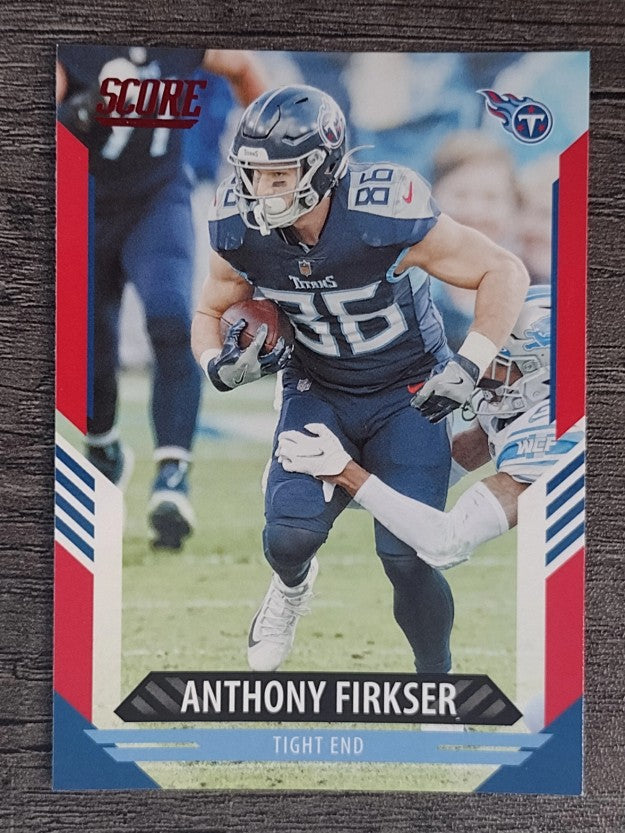 2021 Score Red #186 Anthony Firkser