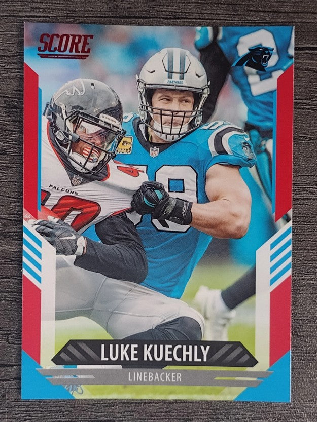 2021 Score Red #198 Luke Kuechly