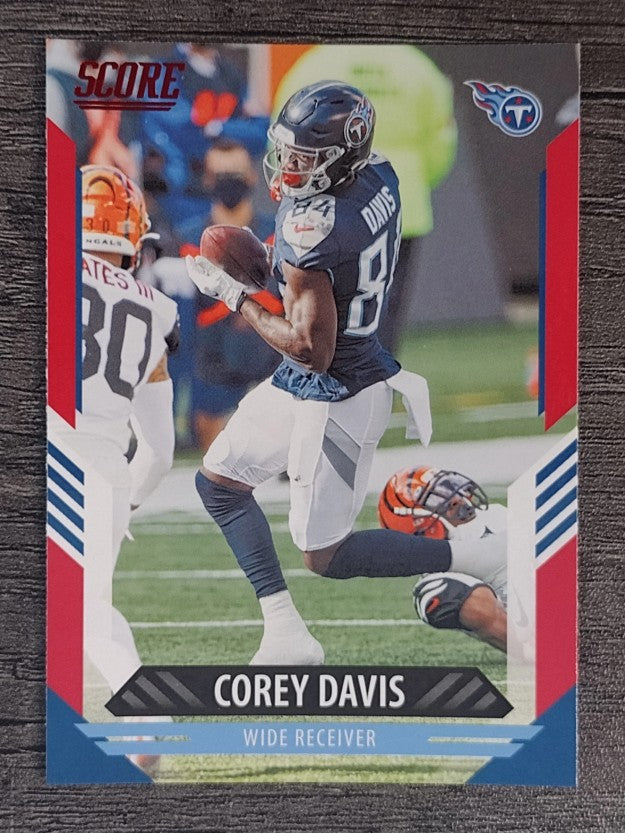 2021 Score Red #184 Corey Davis