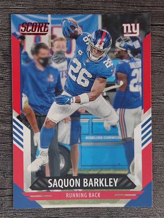 2021 Score Red #62 Saquon Barkley