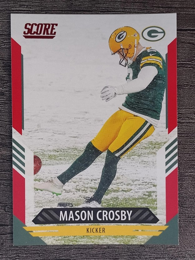 2021 Score Red #144 Mason Crosby