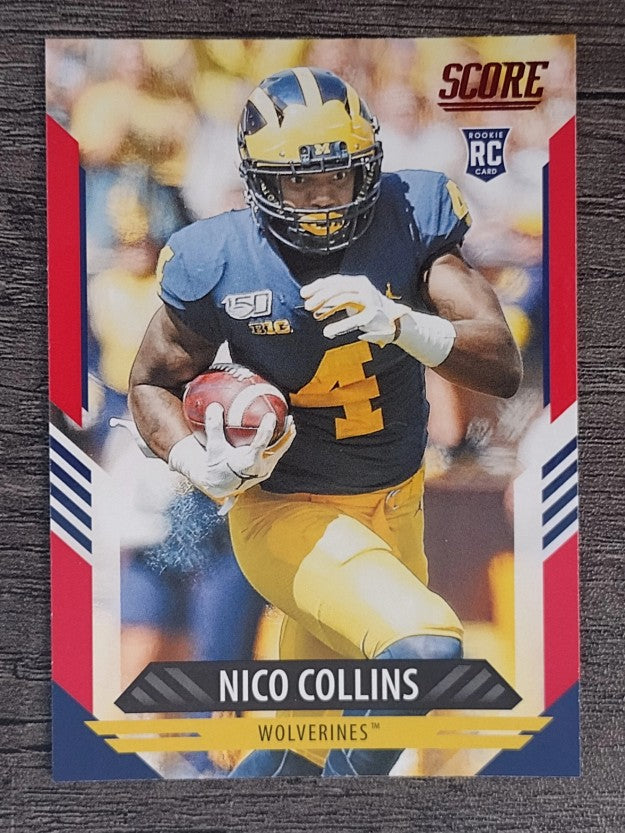 2021 Score Red #335 Nico Collins