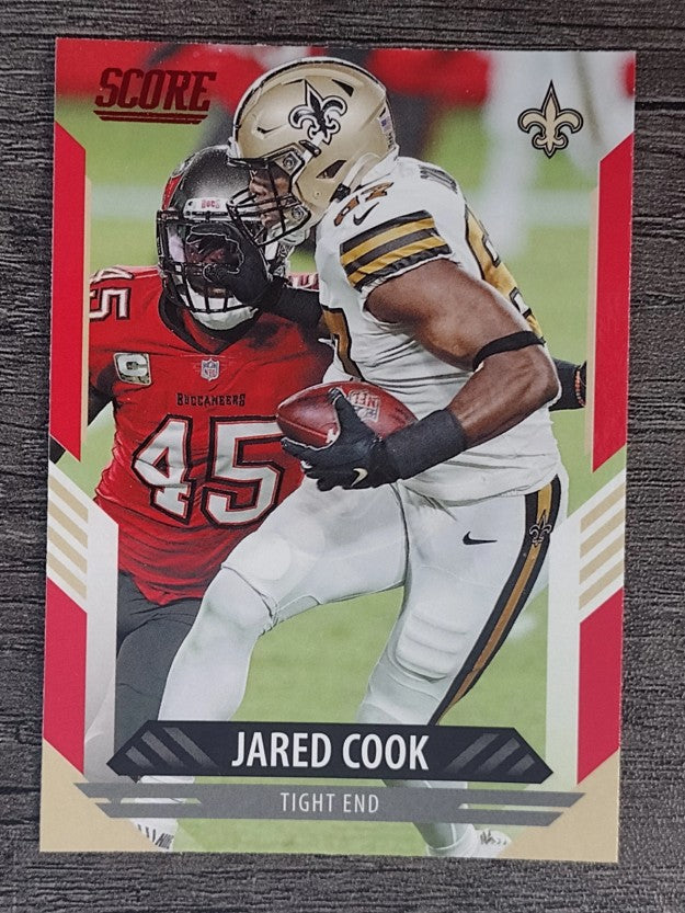 2021 Score Red #211 Jared Cook