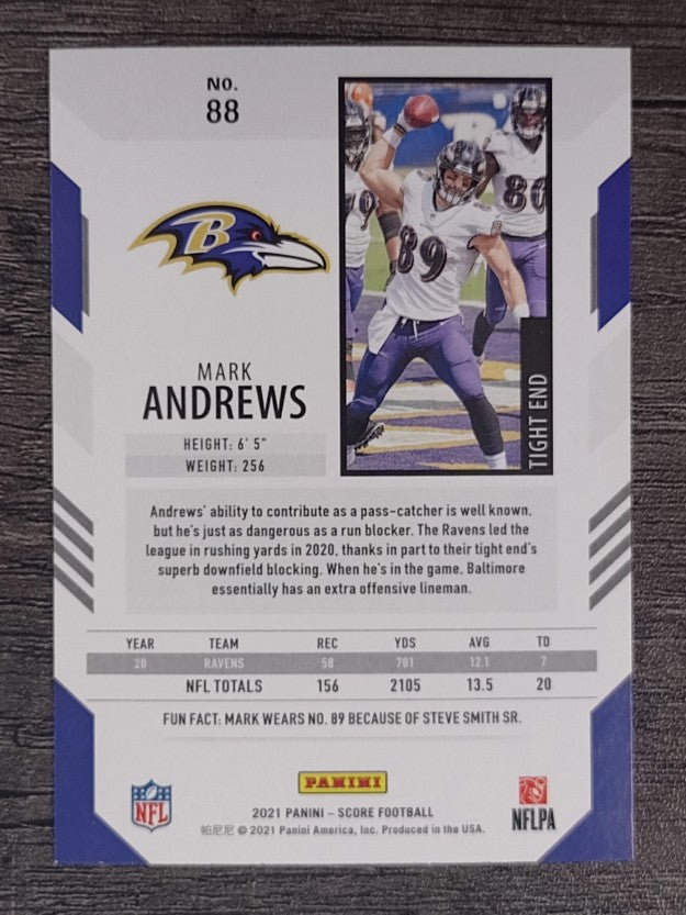 2021 Score Red #88 Mark Andrews