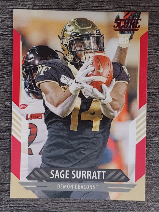 2021 Score Red #331 Sage Surratt