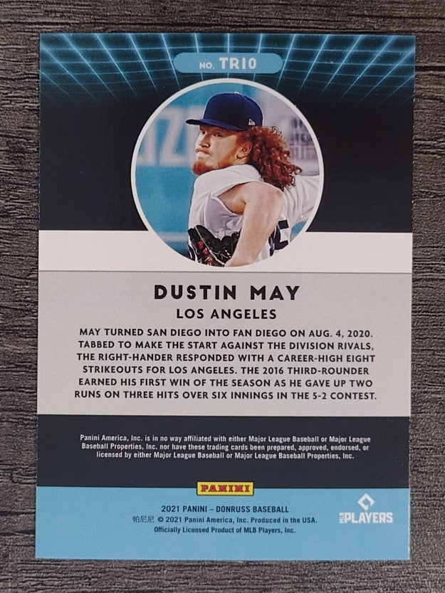 2021 Donruss Trending Vector #10 Dustin May
