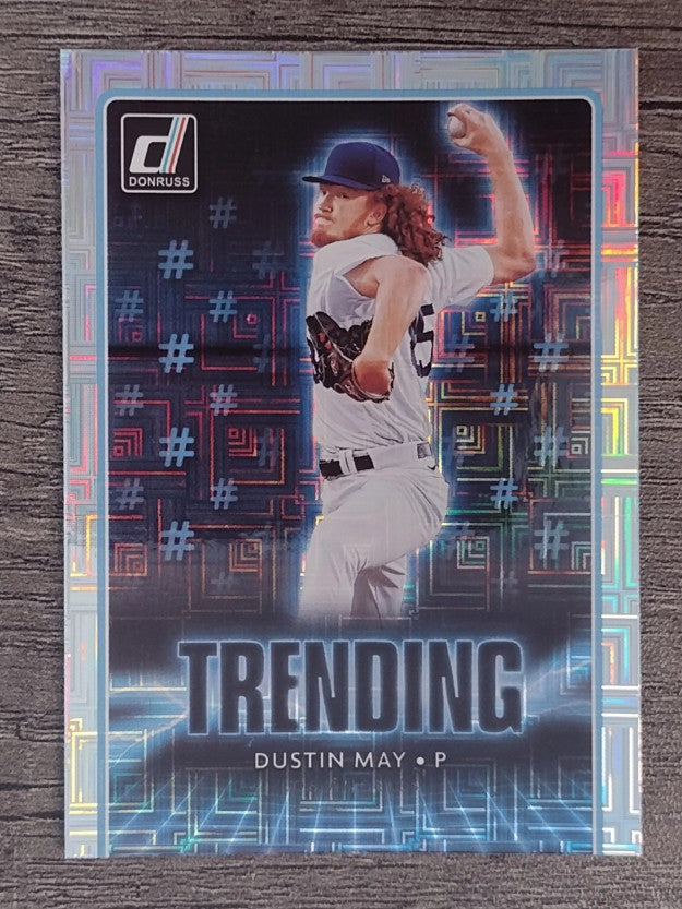 2021 Donruss Trending Vector #10 Dustin May