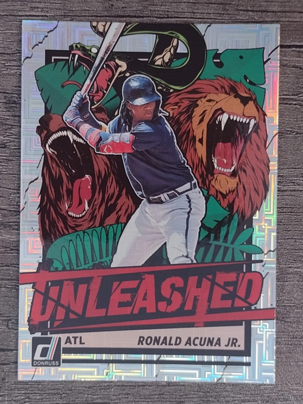 2021 Donruss Unleashed Vector #5 Ronald Acuna Jr.