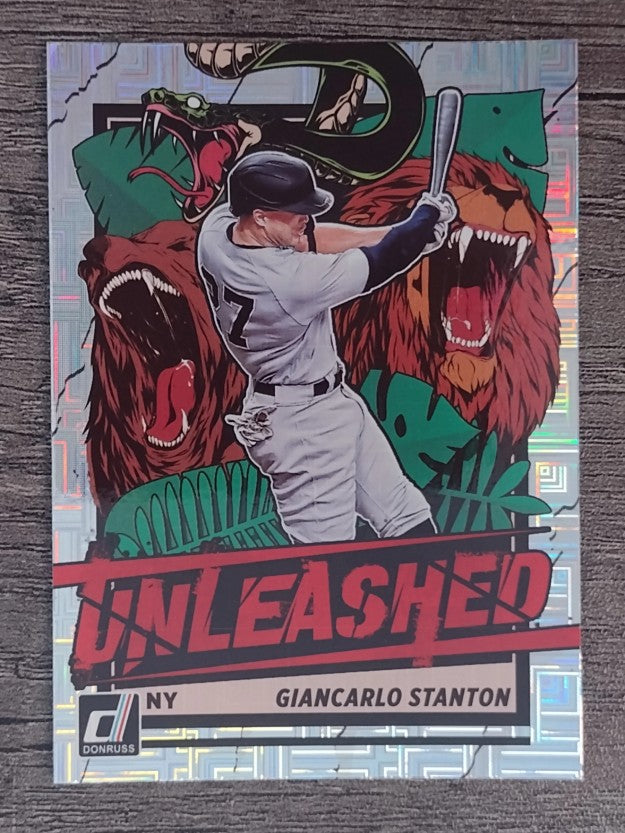 2021 Donruss Unleashed Vector #6 Giancarlo Stanton