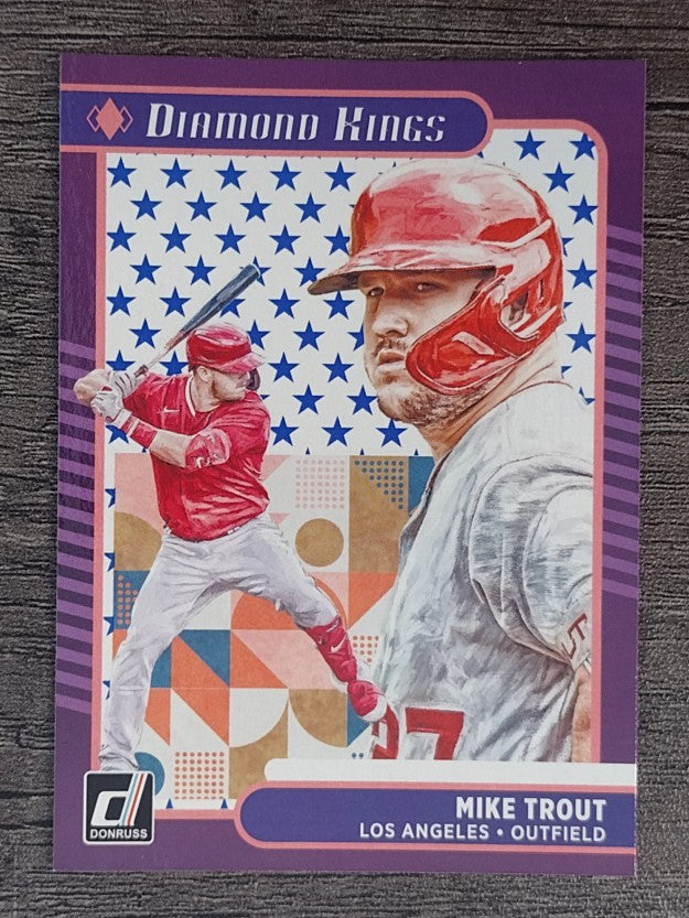 2021 Donruss Independence Day #14 Mike Trout DK