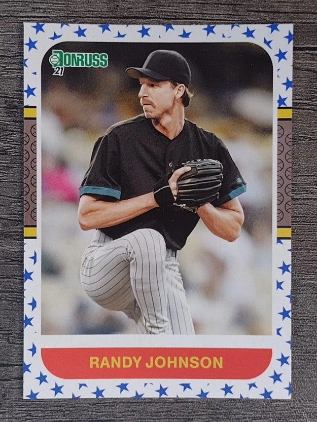 2021 Donruss Independence Day #218 Randy Johnson RETRO