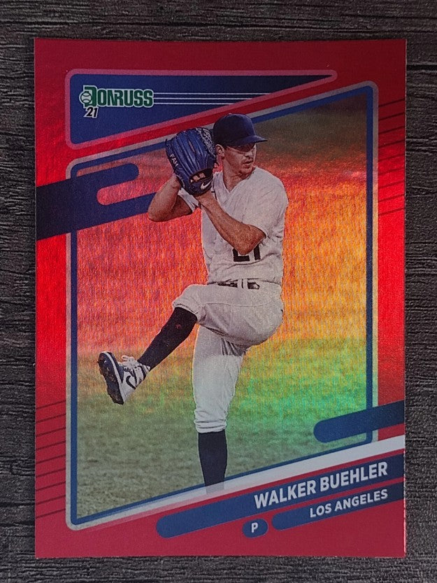 2021 Donruss Holo Red #101 Walker Buehler