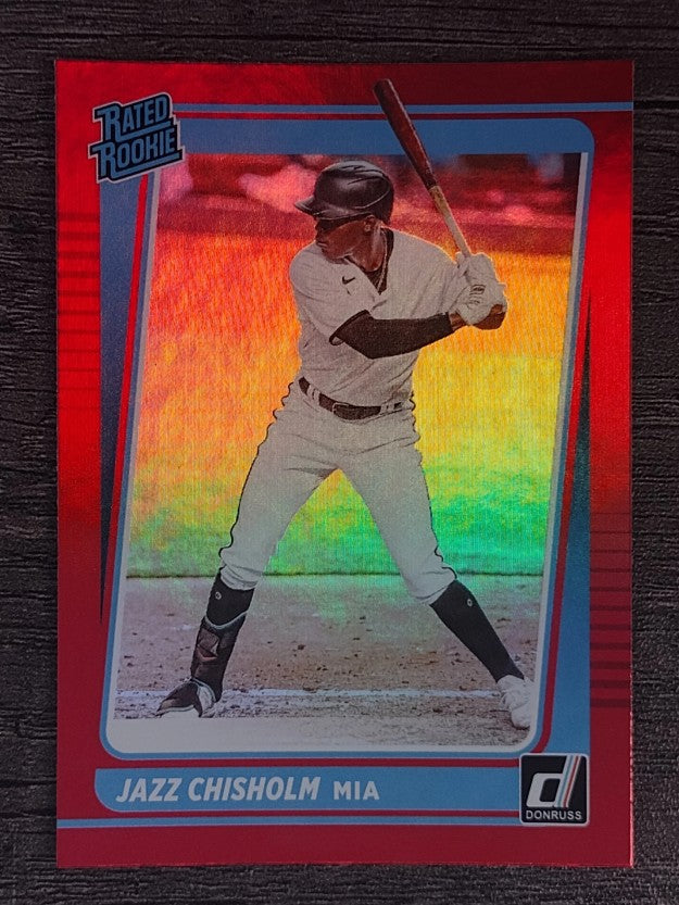2021 Donruss Holo Red #58 Jazz Chisholm RR