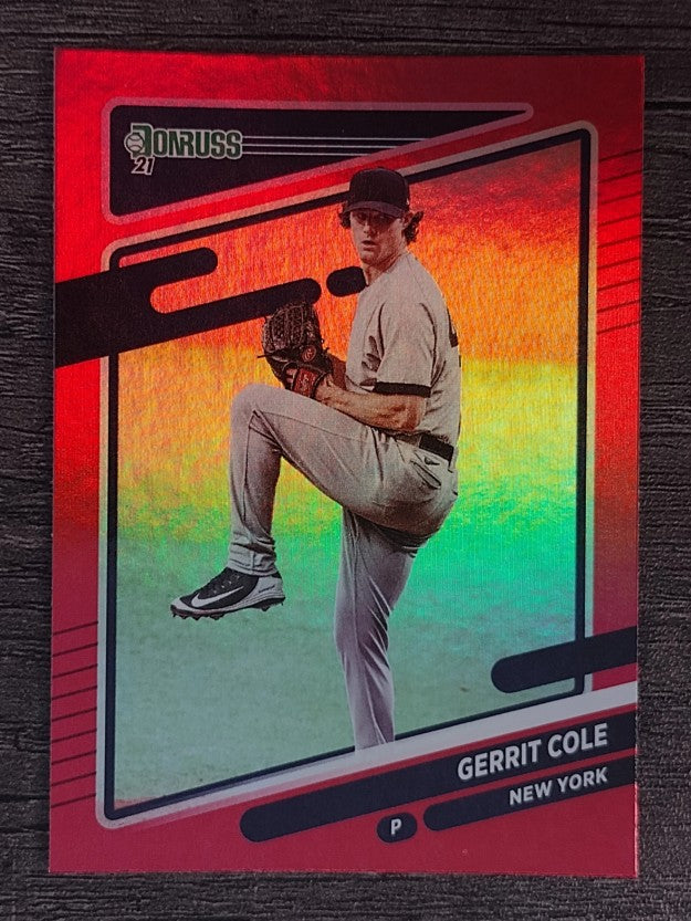 2021 Donruss Holo Red #212 Gerrit Cole