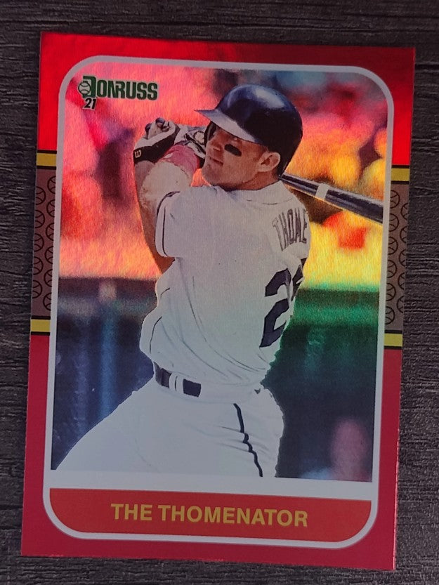 2021 Donruss Variations Holo Red #216 Jim Thome RETRO