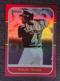 2021 Donruss Holo Red #246 Miguel Tejada RETRO