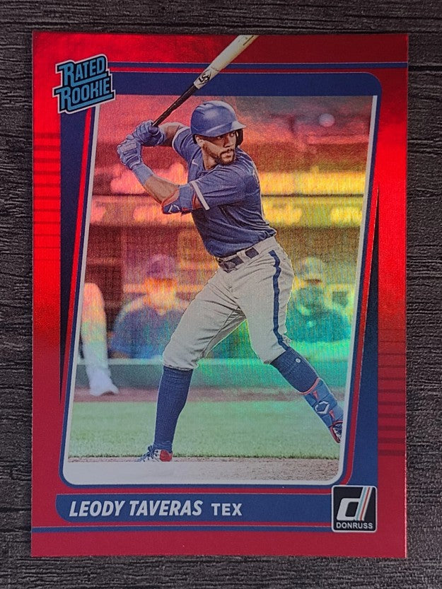 2021 Donruss Holo Red #56 Leody Taveras RR