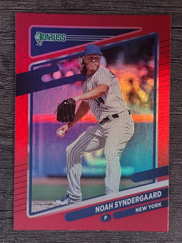 2021 Donruss Holo Red #72 Noah Syndergaard