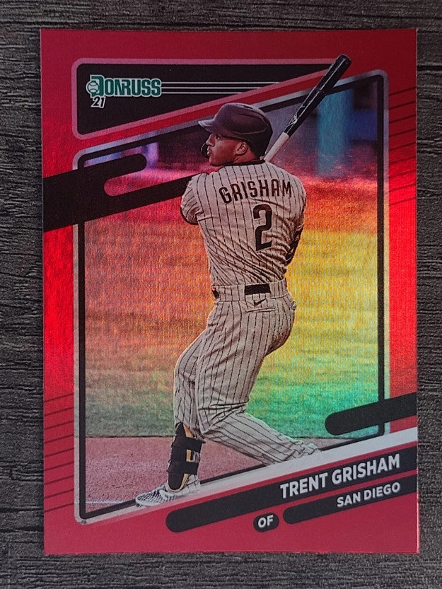 2021 Donruss Holo Red #99 Trent Grisham
