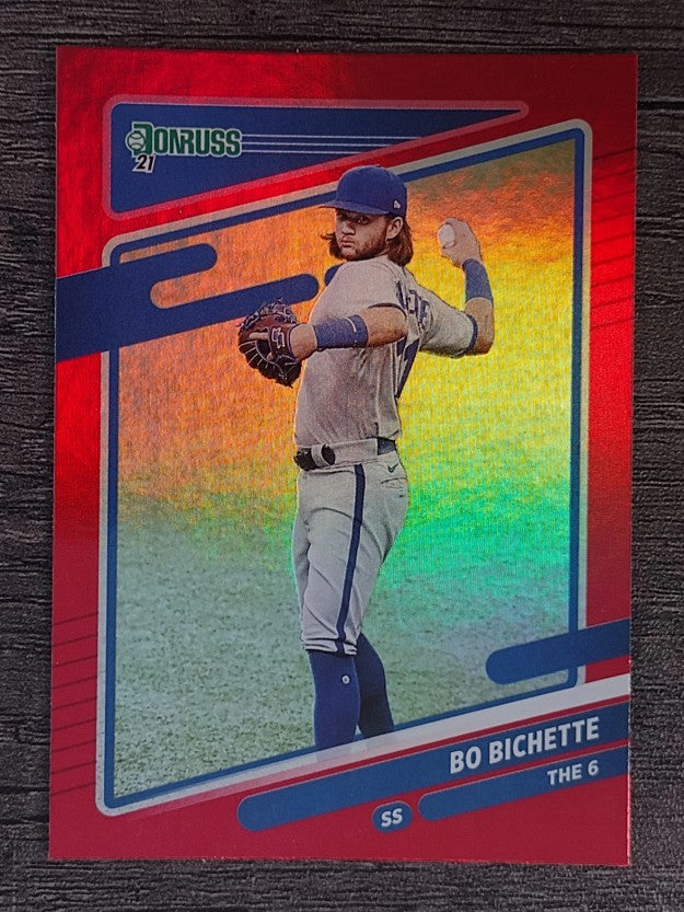 2021 Donruss Variations Holo Red #165 Bo Bichette