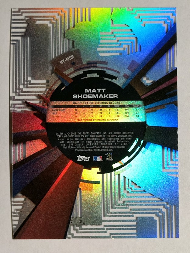 2015 Topps High Tek Pipes #HTMSR Matt Shoemaker