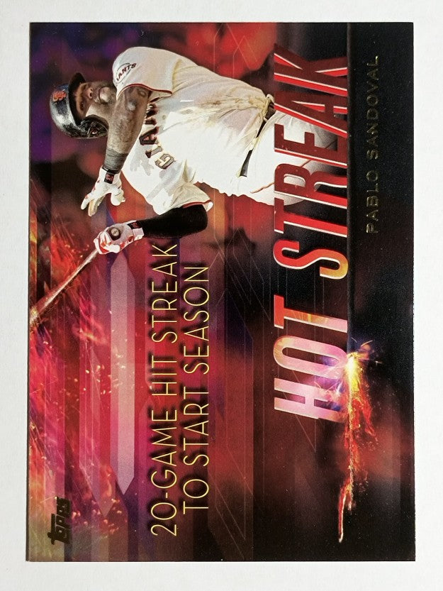 2015 Topps Hot Streak #HS13 Pablo Sandoval